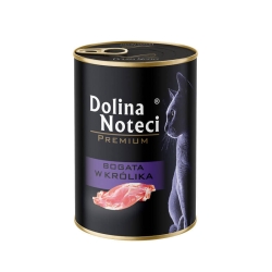 Dolina Noteci Premium mokra karma dla kota bogata w królika 400g